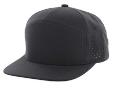 Load image into Gallery viewer, KAMEL 7 PANEL Hydro Performance Flat Adjustable Snapback Mesh Trucker Cap
