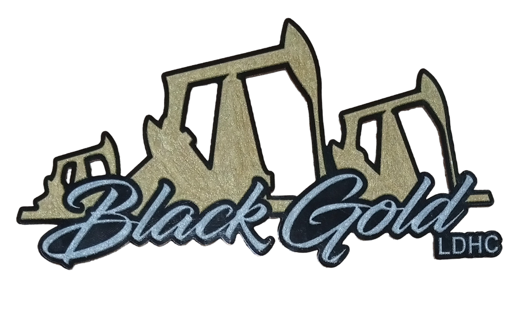 Black Gold Sticker